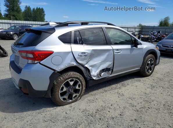 JF2GTAECXLH243305 2020 SUBARU CROSSTREK Серебряный Задняя правая четверть