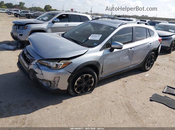 JF2GTAECXM8255861 2021 SUBARU CROSSTREK Серый Передняя левая четверть