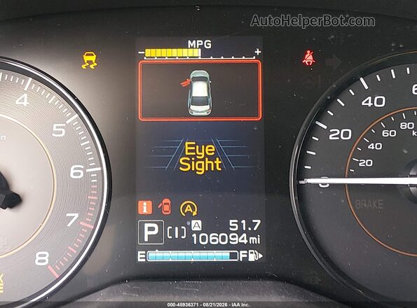 JF2GTAECXM8255861 2021 SUBARU CROSSTREK Серый 