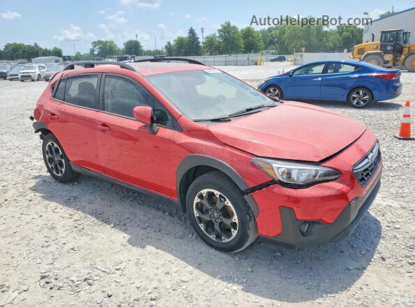 JF2GTAECXPH205272 2023 SUBARU CROSSTREK Red Delantero derecho