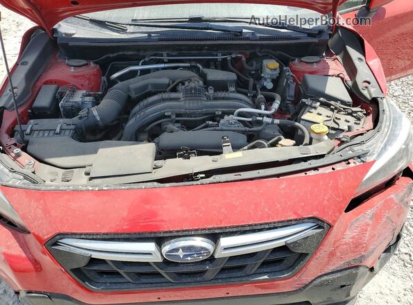 JF2GTAECXPH205272 2023 SUBARU CROSSTREK Red Vista del compartimento del motor