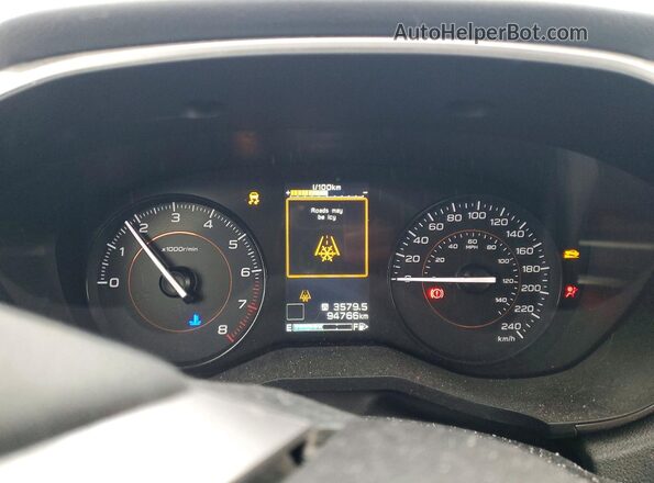 JF2GTAFC1M9220098 2021 SUBARU CROSSTREK Черный Вид щитка приборов