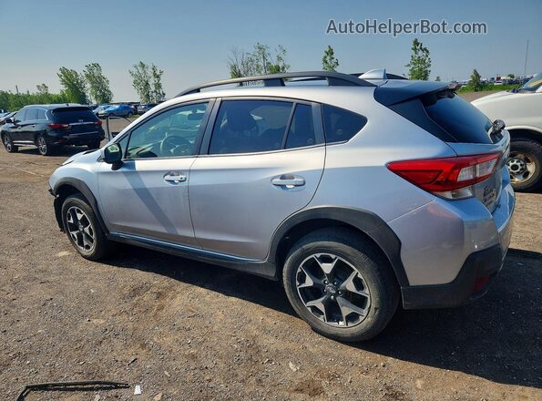 JF2GTAFC9KH323191 2019 SUBARU CROSSTREK Silver Trasero izquierdo