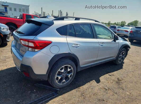 JF2GTAFC9KH323191 2019 SUBARU CROSSTREK Silver Trasero derecho