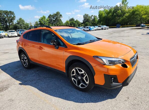 JF2GTAJC0J8204998 2018 SUBARU CROSSTREK Orange Передня права чверть