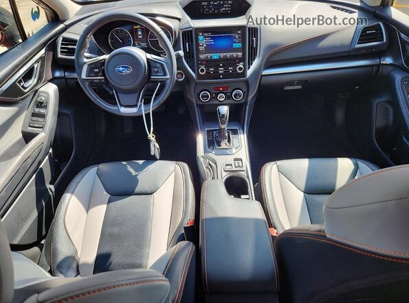 JF2GTAJC0J8204998 2018 SUBARU CROSSTREK Orange Вид панелі приладів