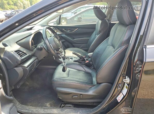 JF2GTAJC0JH215922 2018 SUBARU CROSSTREK Black Widok wnętrza z przodu
