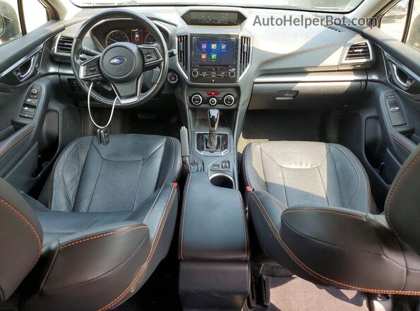 JF2GTAJC0JH215922 2018 SUBARU CROSSTREK Black Widok deski rozdzielczej