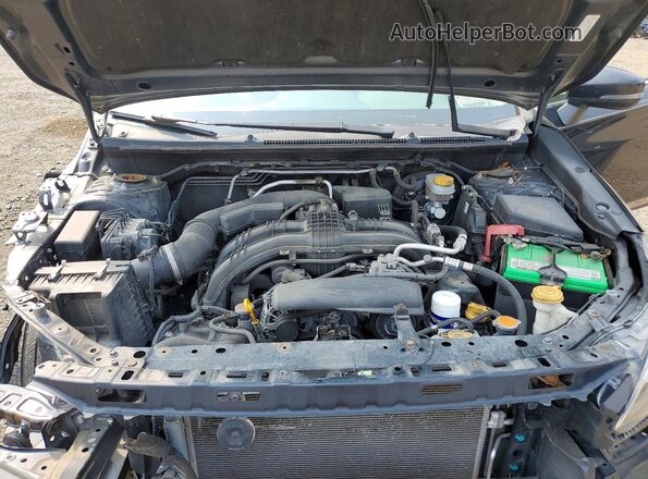JF2GTAJC0JH215922 2018 SUBARU CROSSTREK Black Widok komory silnika
