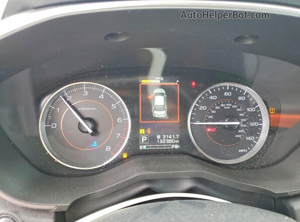 JF2GTAJC2JH270811 2018 SUBARU CROSSTREK Черный Вид щитка приборов