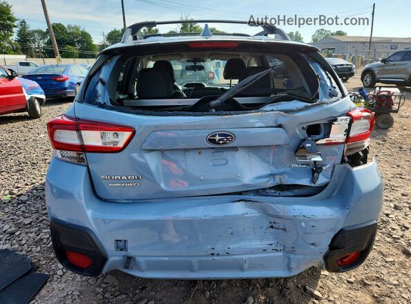 JF2GTAJC3JH248039 2018 SUBARU CROSSTREK Синий Вид сзади
