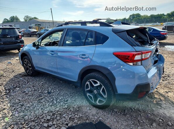 JF2GTAJC3JH248039 2018 SUBARU CROSSTREK Синий Задняя левая четверть