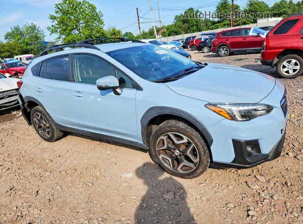 JF2GTAJC3JH248039 2018 SUBARU CROSSTREK Синий Передняя правая четверть