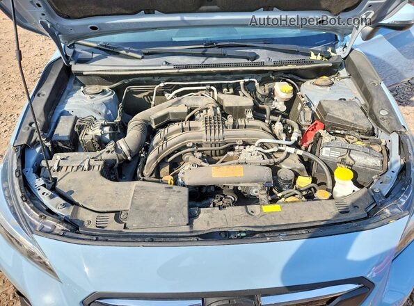 JF2GTAJC3JH248039 2018 SUBARU CROSSTREK Синий Вид подкапотного пространства