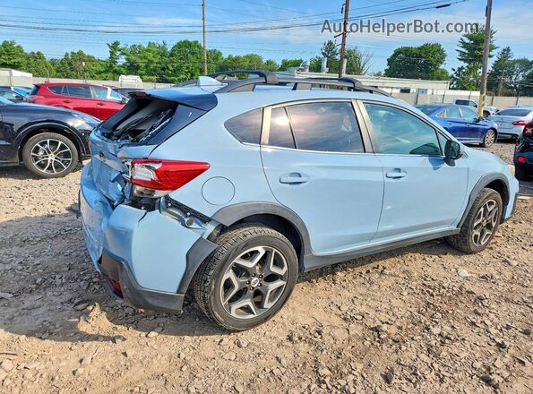 JF2GTAJC3JH248039 2018 SUBARU CROSSTREK Синий Задняя правая четверть