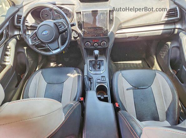 JF2GTAJC5JH260967 2018 SUBARU CROSSTREK Blue Вид панелі приладів