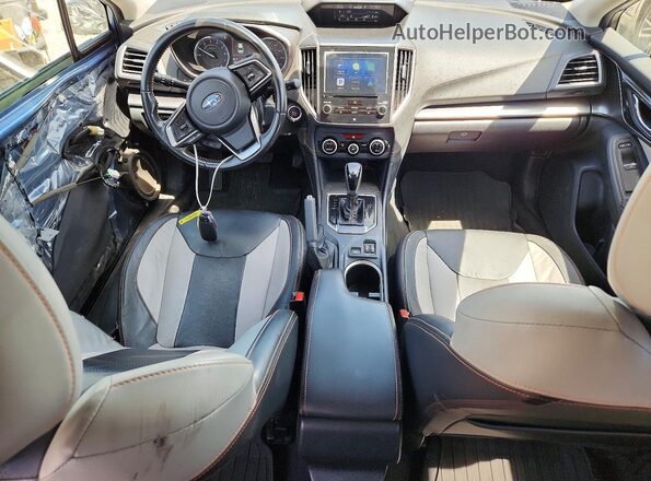 JF2GTAJC5JH265750 2018 SUBARU CROSSTREK Синий Вид панели приборов