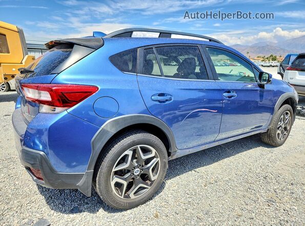 JF2GTAJC5JH265750 2018 SUBARU CROSSTREK Синий Задняя правая четверть