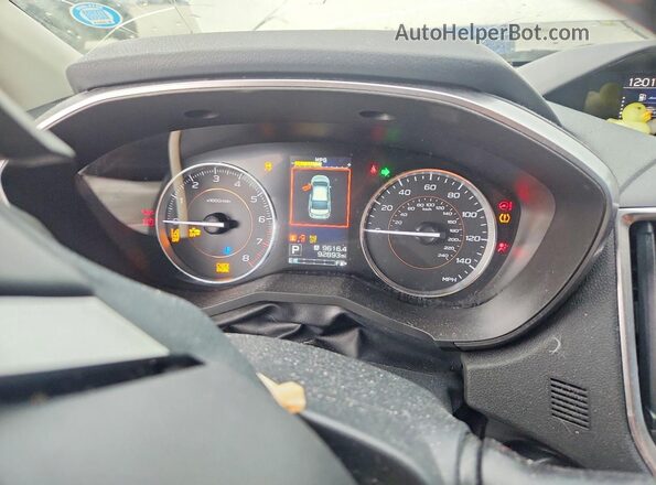 JF2GTALC2J8295205 2018 SUBARU CROSSTREK White Instrument cluster view