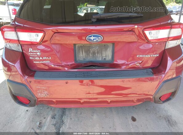 JF2GTALC2JH270921 2018 SUBARU CROSSTREK Red Widok z przodu