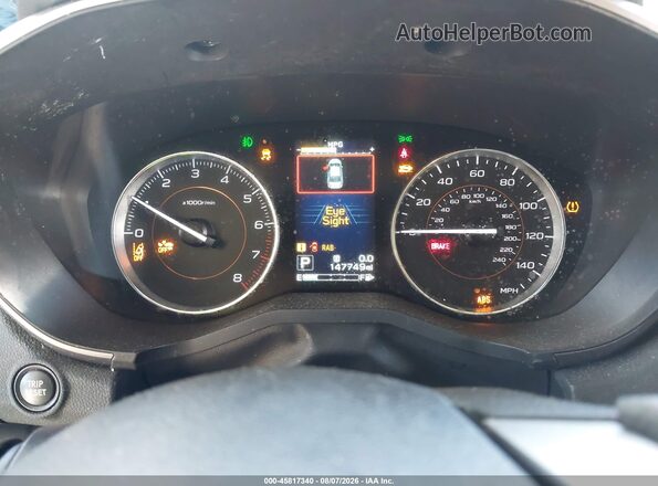 JF2GTALC2JH270921 2018 SUBARU CROSSTREK Red Widok tylnych siedzeń
