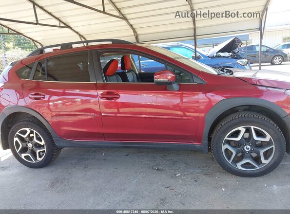 JF2GTALC2JH270921 2018 SUBARU CROSSTREK Red Widok wnętrza z tyłu