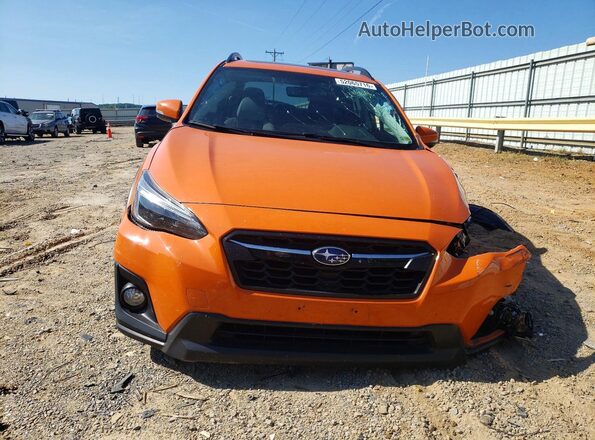 JF2GTALC3JH317972 2018 SUBARU CROSSTREK Orange Front view
