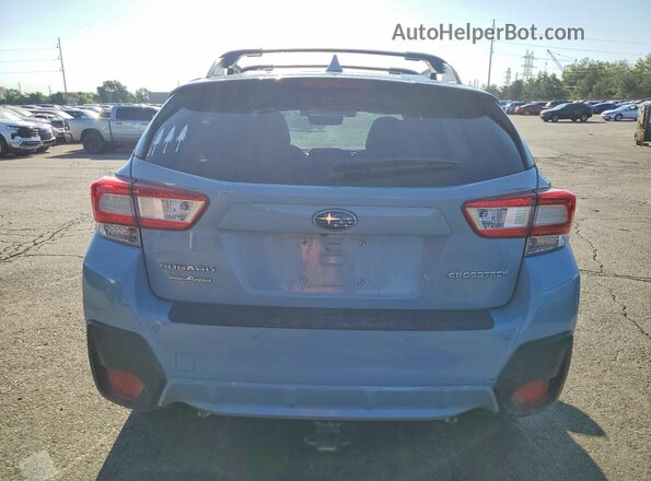JF2GTALC5JH344753 2018 SUBARU CROSSTREK Blue Widok z tyłu