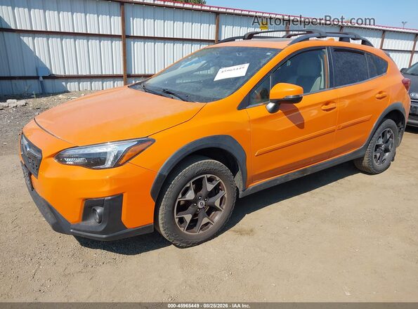 JF2GTALC7J8279470 2018 SUBARU CROSSTREK Orange Передня ліва чверть