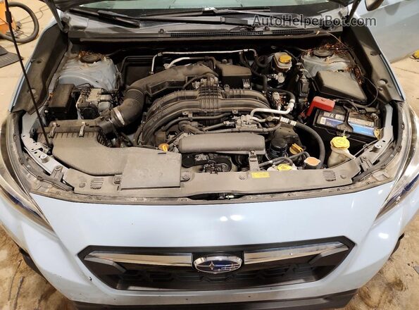 JF2GTALC7JH213176 2018 SUBARU CROSSTREK Blue Widok komory silnika