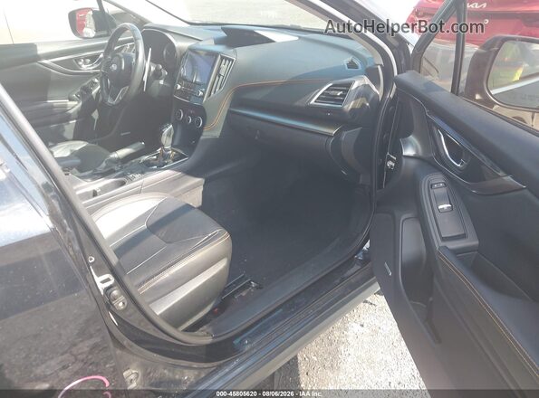 JF2GTAMC0J8302019 2018 SUBARU CROSSTREK Black წინა სალონის ხედი