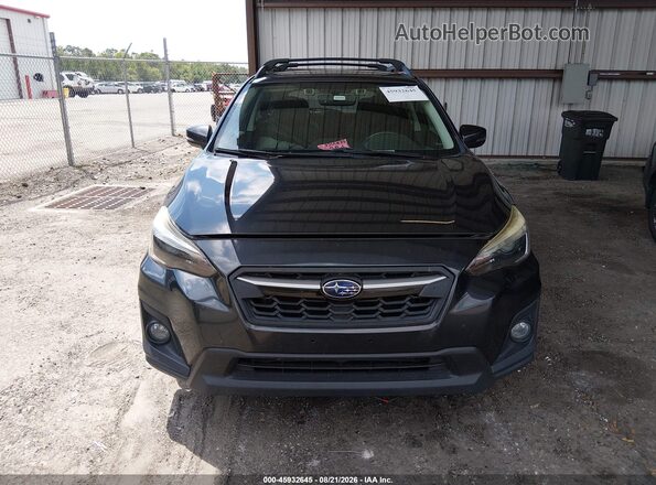 JF2GTAMC0JH244865 2018 SUBARU CROSSTREK Gray Вид щитка приладів