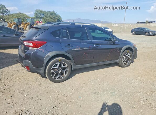 JF2GTAMC1JH282184 2018 SUBARU CROSSTREK Black უკანა მარჯვენა