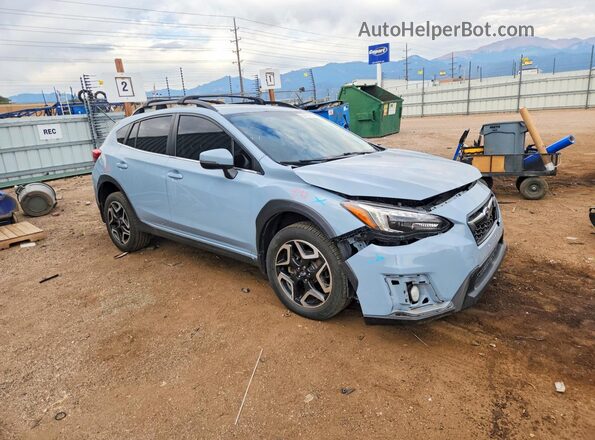 JF2GTAMC1K8231737 2019 SUBARU CROSSTREK Серый Передняя правая четверть