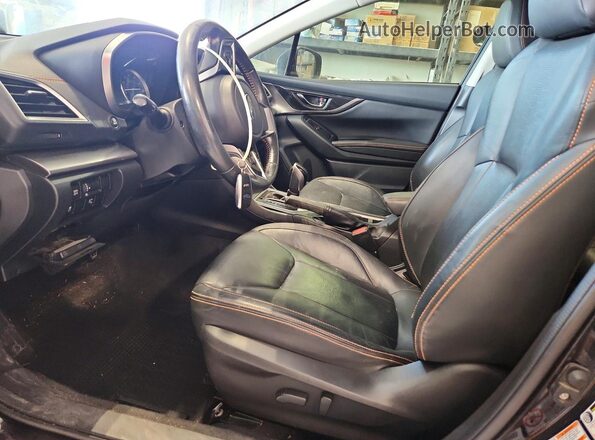 JF2GTAMC1K8300605 2019 SUBARU CROSSTREK Black Widok wnętrza z przodu