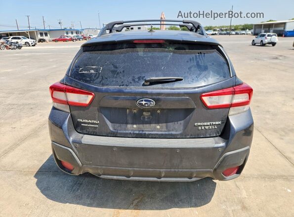 JF2GTAMC2JH230398 2018 SUBARU CROSSTREK Gray Հետևի տեսք