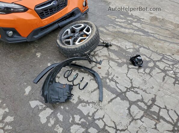 JF2GTAMC2KH380738 2019 SUBARU CROSSTREK Orange Вид наклейки з VIN-кодом
