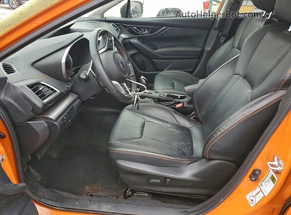 JF2GTAMC2KH380738 2019 SUBARU CROSSTREK Orange Вид салону спереду