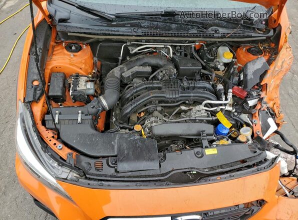 JF2GTAMC2KH380738 2019 SUBARU CROSSTREK Orange Вид підкапотного простору