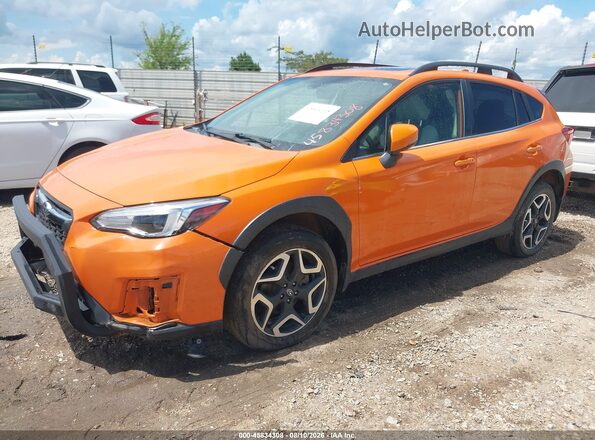JF2GTAMC2LH207707 2020 SUBARU CROSSTREK Оранжевый Передняя левая четверть