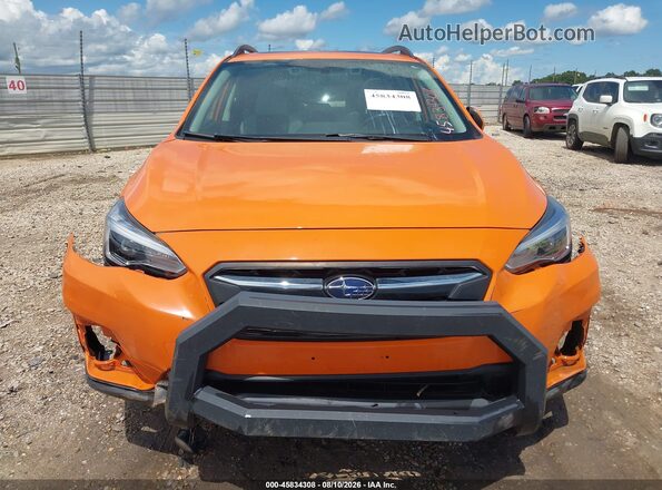 JF2GTAMC2LH207707 2020 SUBARU CROSSTREK Оранжевый Вид щитка приборов