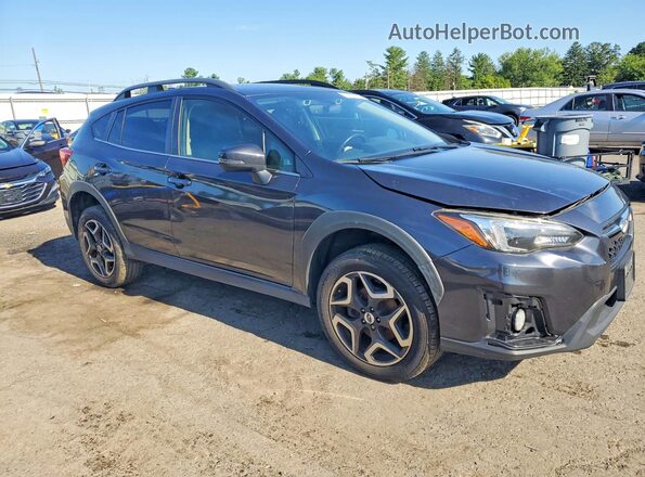 JF2GTAMC3JH274670 2018 SUBARU CROSSTREK Gray Առջևի աջ