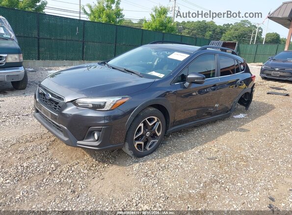 JF2GTAMC4J8238258 2018 SUBARU CROSSTREK Gray Front left