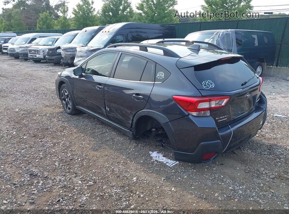 JF2GTAMC4J8238258 2018 SUBARU CROSSTREK Gray Rear left