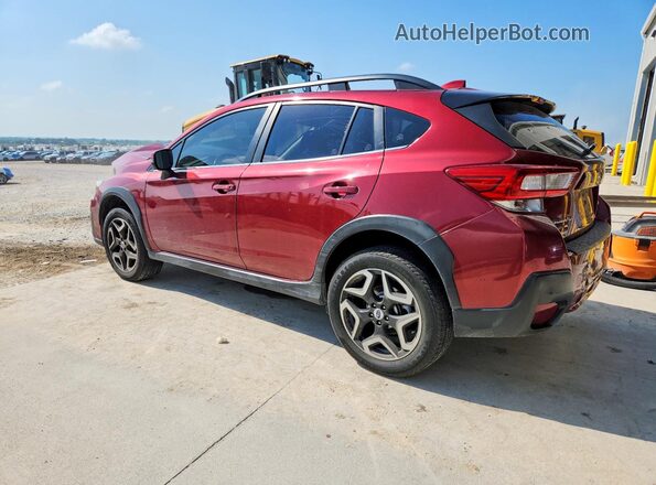 JF2GTAMC4JH274368 2018 SUBARU CROSSTREK Red Հետևի ձախ
