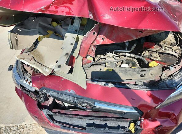 JF2GTAMC4JH274368 2018 SUBARU CROSSTREK Red Սալոնի հետևի տեսք
