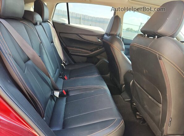 JF2GTAMC4JH274368 2018 SUBARU CROSSTREK Red Հետևի նստատեղերի տեսք