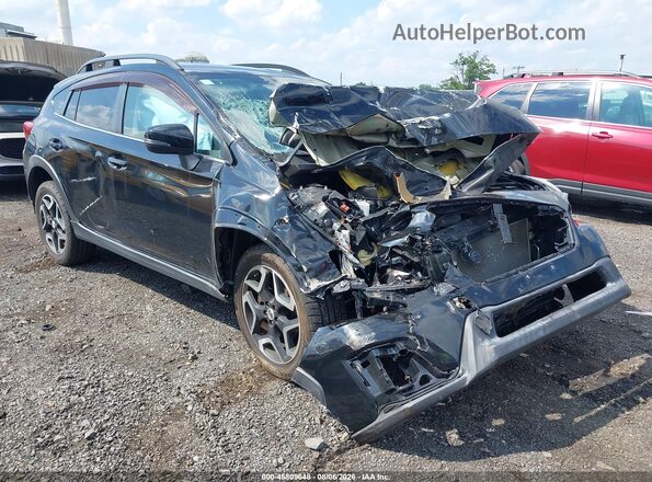 JF2GTAMC7JH235421 2018 SUBARU CROSSTREK Black Front view