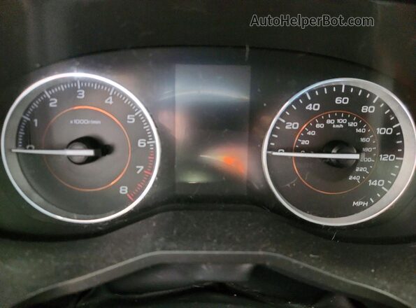 JF2GTAMC7KH309986 2019 SUBARU CROSSTREK Gray Սարքավորումների վահանակի տեսք