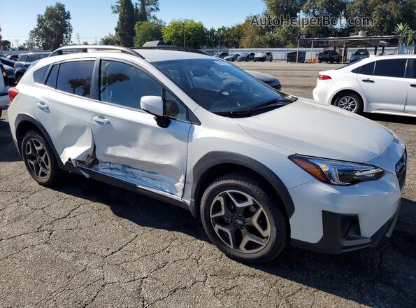 JF2GTAMC7KH342406 2019 SUBARU CROSSTREK Белый Передняя правая четверть